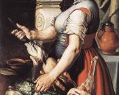 库克在火炉前 - 彼得·艾尔特森